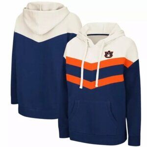 Auburn Tigers Colosseum Women's Spock Chevron Pullover Hoodie New